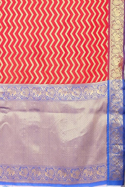 enthone women's woven banarasi silk saree with blouse piece enthone women's woven banarasi silk saree with blouse piece